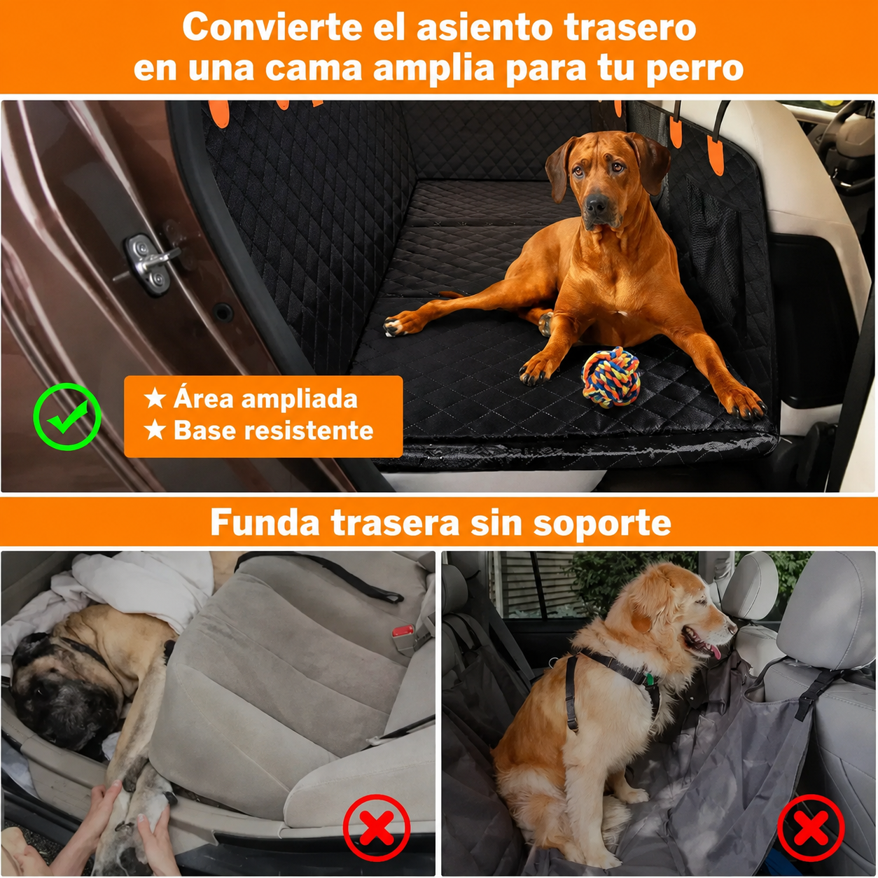 DogSafe™ ~ Funda Protectora de Auto para Perros