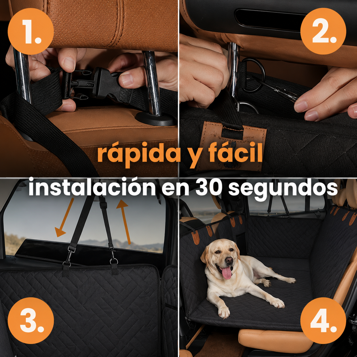 DogSafe™ ~ Funda Protectora de Auto para Perros